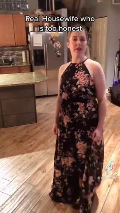 Real Housewife who is too honest.