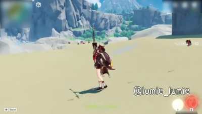 More hu tao gameplay from lumie