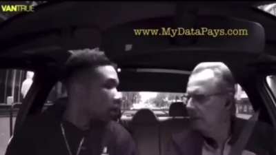 Uber driver tells robber to f*** off.