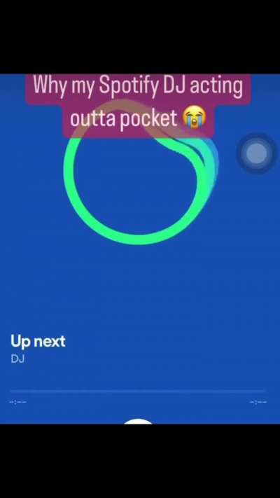 Are yall getting this from your Spotify DJ too?