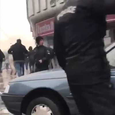 This video from Iran protest looks like its from a movie