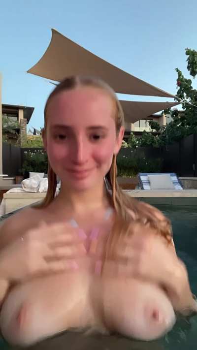 Come play by the pool with me?
