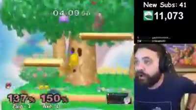 He had a jump...