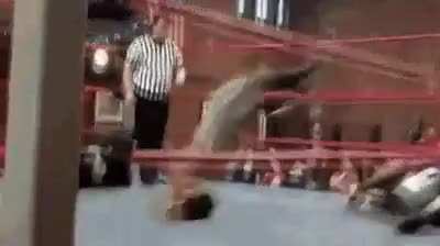 Backflip into full scorpion