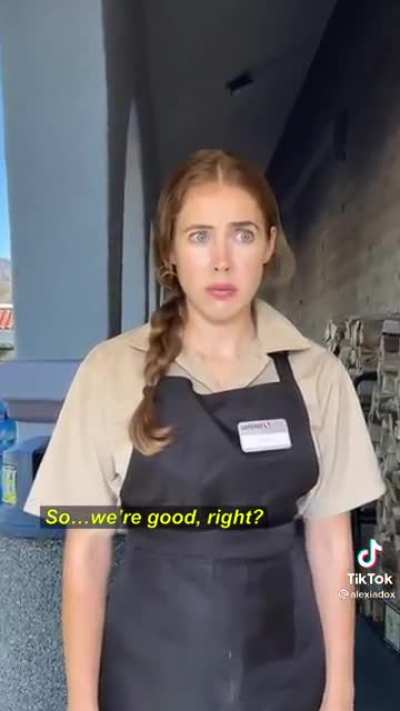 Que their "service" dog shitting and spreading it all over the store
