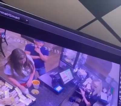 Temple, Texas - Customer finds plastic in her soup. Cashier offers a refund or new soup and then&hellip;