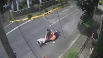 Man saves girl from dog attack using a chokehold