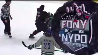 NYPD vs FDNY fight
