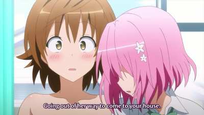 Exploring a girls body with Momo (To love ru)