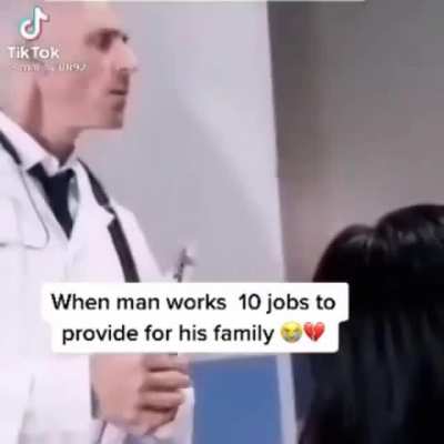 He is so brave wtf, all that for his family