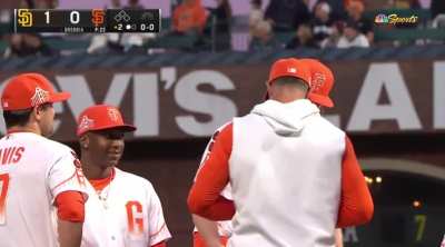 [Highlight] [Highlight] Gabe Kapler comes to take John Brebbia out, it gets a little weird