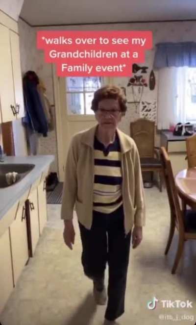 Cool granny on the tok