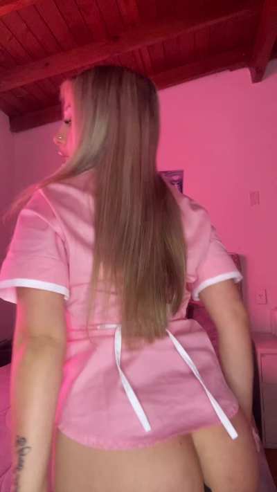 Do you even care if I&rsquo;m still in scrubs?
