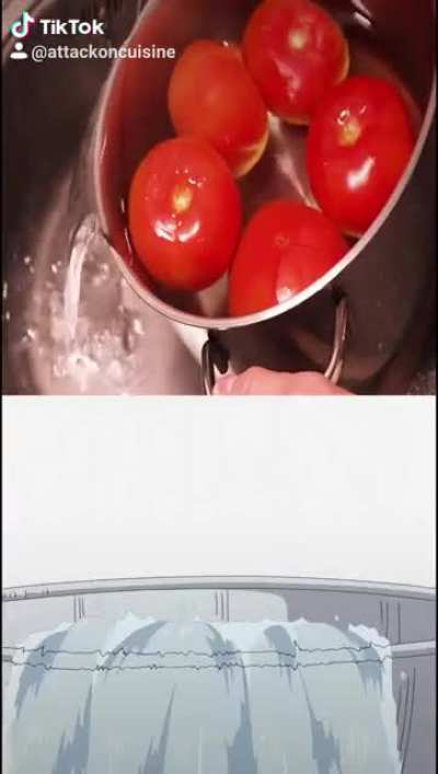 Recreated a cooking scene from the anime One Piece :)