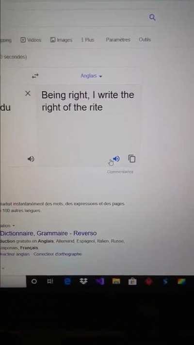 Les anglais et ra&iuml;te