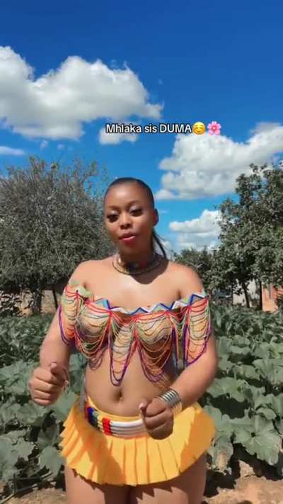 Lovely Zulu maiden 🥰😘