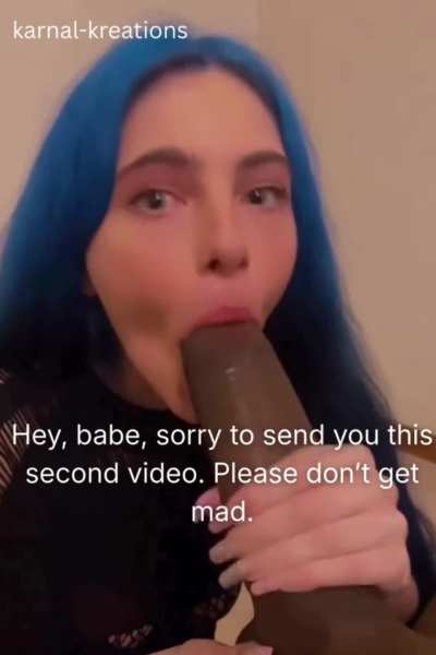 Your girl can't answer the phone right now because she's choking on black dick (Free 3-min BBC cheating cuck caption - link in comments)