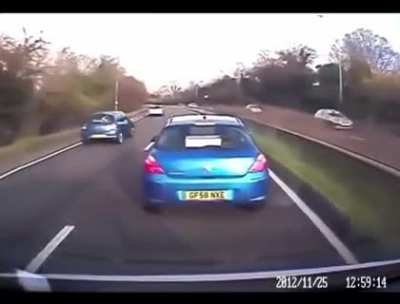 car stopped on highway