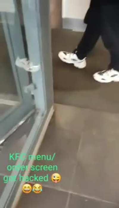 WCGW If the KFC's menu was hacked.