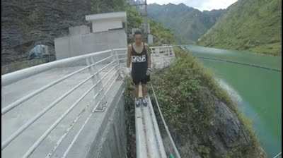 doing a cool flip