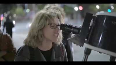 Setting up a telescope and sharing the moon with random people on the street