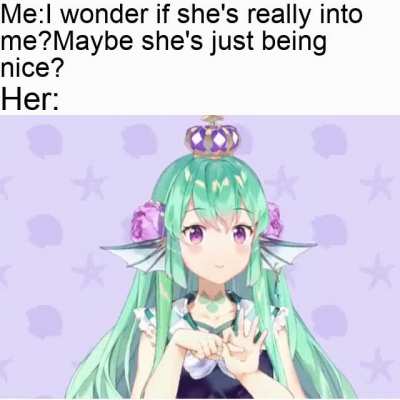 Maybe she's just being very nice