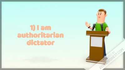 Reasons why I should be a dictator