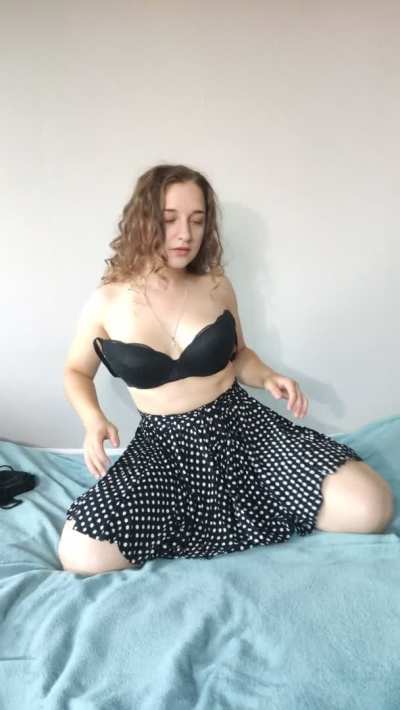 My bra didn't want to cooperate, so I had to take it of myself :&amp;lt; [DROP]