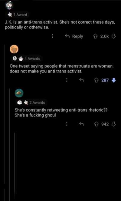 just kidding rowling