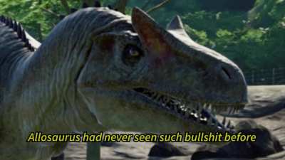 How it feels to watch 4 Velociraptors kill a Brachiosaurus