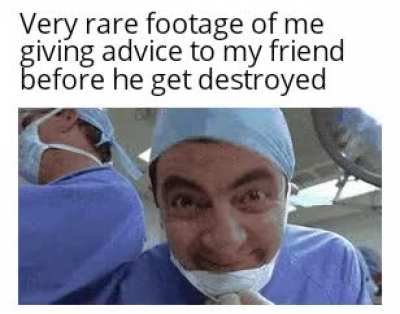 Sometimes my advice works but....