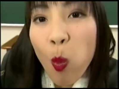 Cum eating Teacher snacks on strawberries [MM-13]