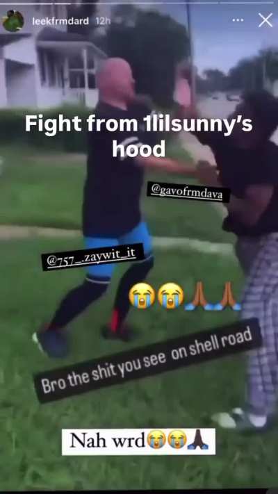 Fight From 1lilsunny&rsquo;s Old Hood In Virginia