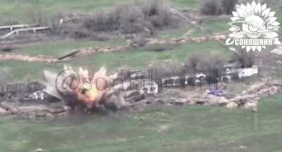 Ukrainian MiG-29, using American GBU62 precision-guided bombs, destroyed Russian infantry position. Zaporizhia direction. March 2025