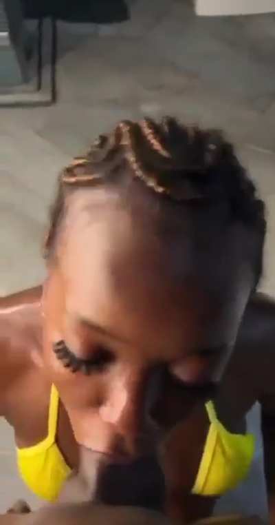 She swallowed that dick whole with no mercy
