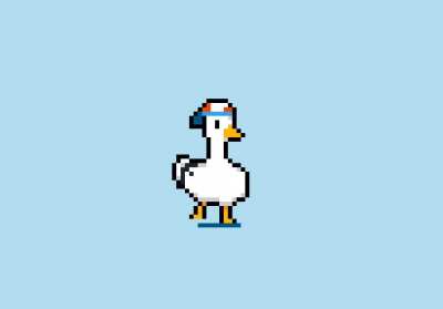 Dancing duck 