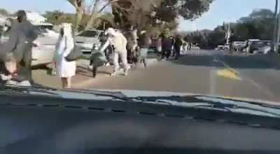 After looting ravages South Africa the line for food in South Africa stretches for miles. I&rsquo;ve never seen anything like this