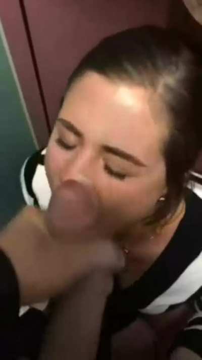 Blowjob in public