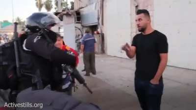 Palestinians were chanting for Palestine. The Israelis, with the full protection of the police, were chanting for the genocide and ethnic cleansing of the Palestinians. Definitely a two-sided "conflict."