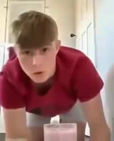 WCGW using a makeshift straw