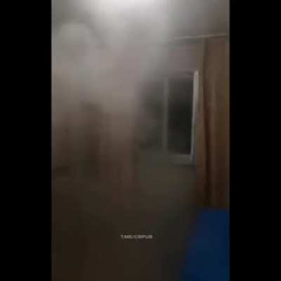 When you open the window in Norilsk to get some fresh air in winter