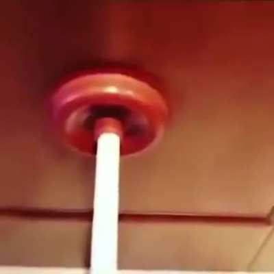 That's one way to remove a clog