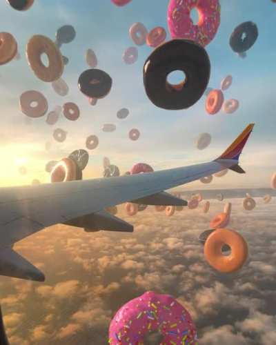 Cloudy with a chance of donuts