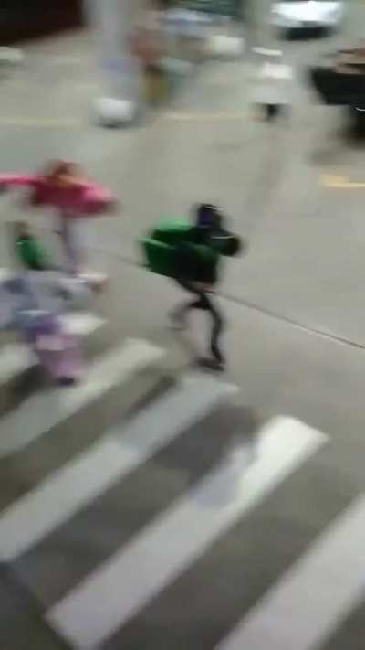 Quick dance while waiting in traffic