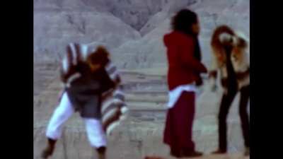 Rusted Root's 1994 music video for "Send Me On My Way" (filmed in Badlands National Park, South Dakota)