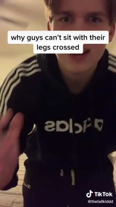 Why guys can&rsquo;t sit with their legs closed.