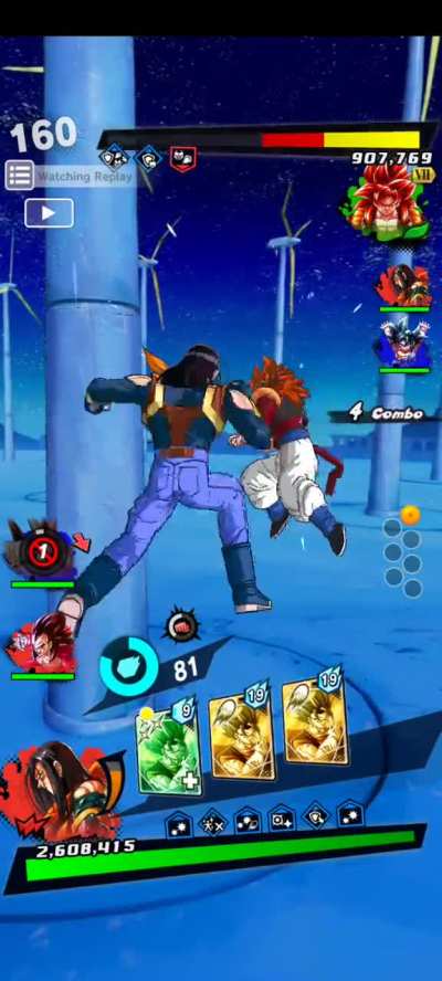 I did not expect to be on top in this match