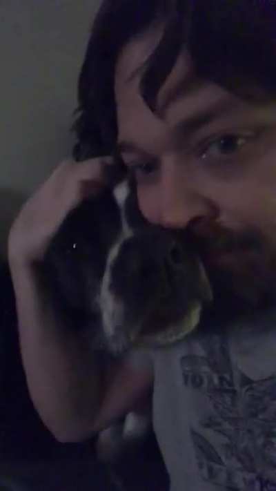 Some kisses from my furry niece❤️