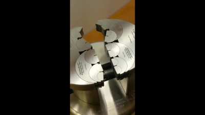 These Morphing Fractal&trade; engraving vise jaws made by Steve Lindsay can virtually morph to grip any object.