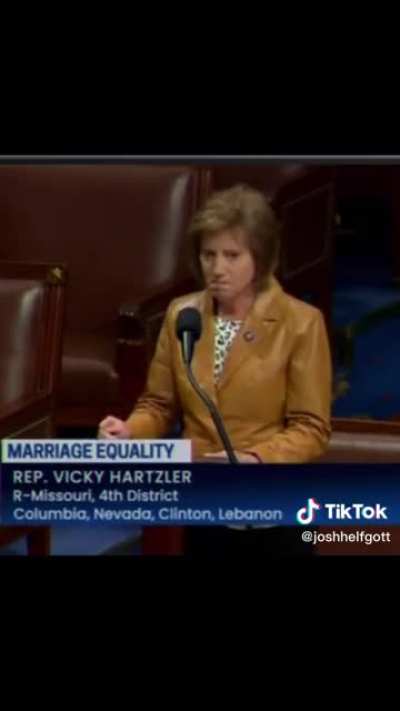 Republicans are the snow flacks crying because she doesn&rsquo;t want gay people to have the same rights she has